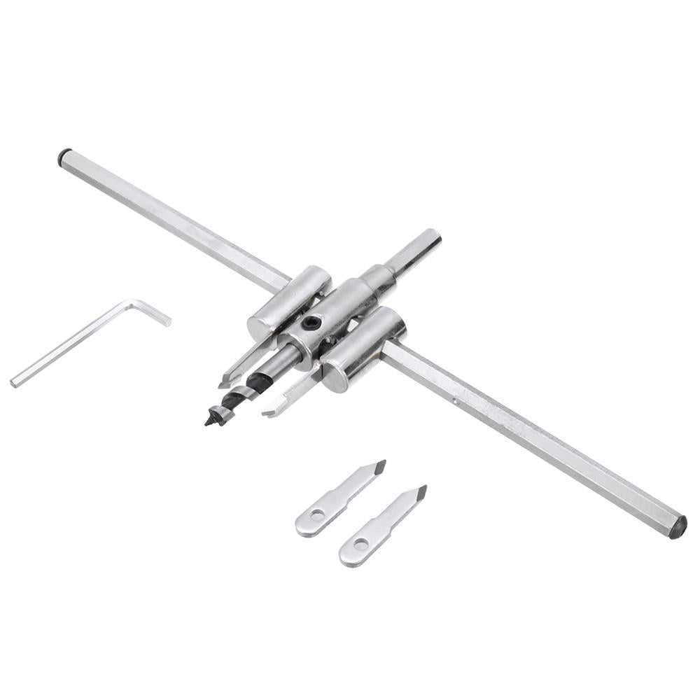 30-300mm Durable Adjustable Wood Circle Cutter Hole Saw Drill Bit DIY Power Tool