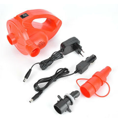 12V/110V-240V Digital Air Pump Li-on Rechargable Electric Inflatable Suction Pump Blower for Air Mattress Rubber Boat Kayak