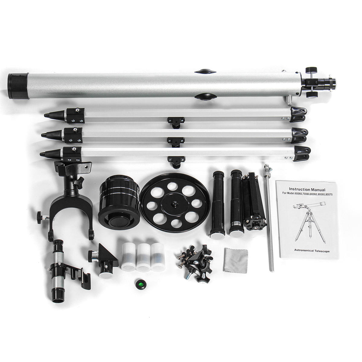 675x High Magnification Astronomical Refractive Zooming Telescope for Space Celestial Observation