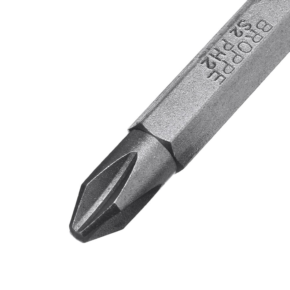 10Pcs Magnetic Phillips Screwdriver Bits PH0/PH1/PH2/PH4 1/4 Inch Hex Shank Screwdriver Set