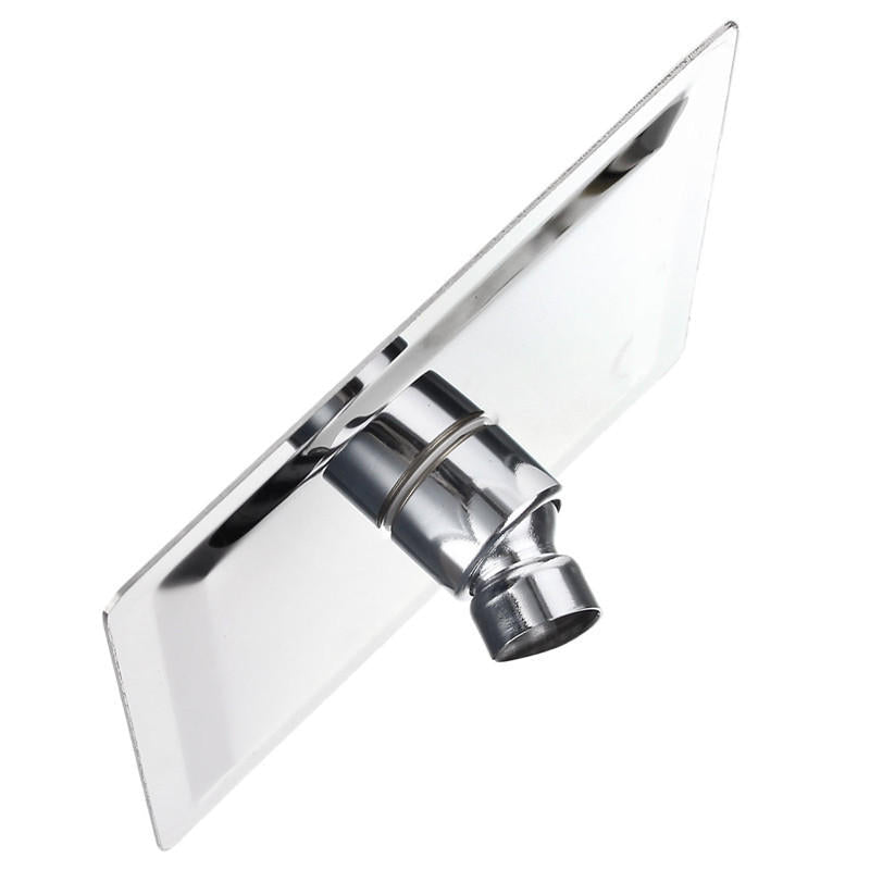 G1/2 Rain Shower Head Square Chrome Wall / Ceiling Mounted Bathroom Top Sprayer Faucet Stainless Steel