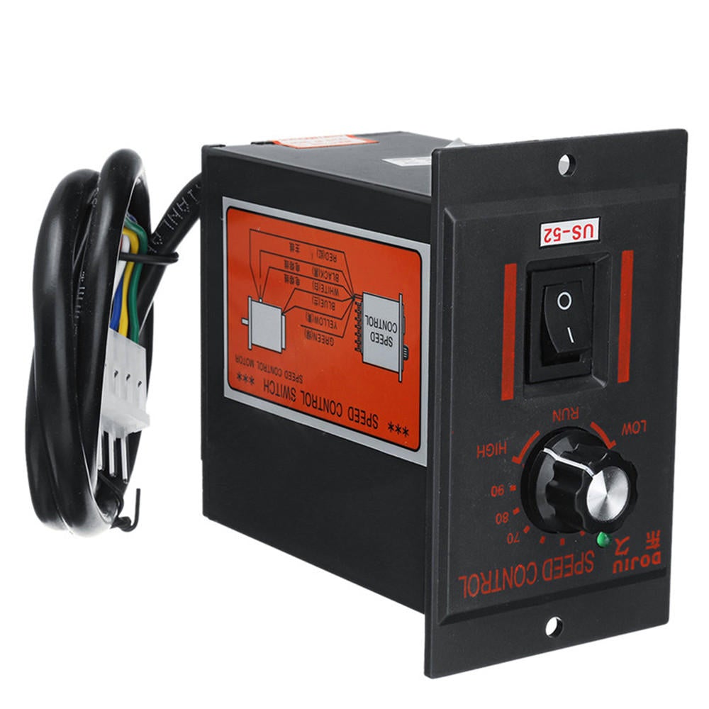 220V 250W 90~1700RPM Speed Control Switch Motor Speed Controller