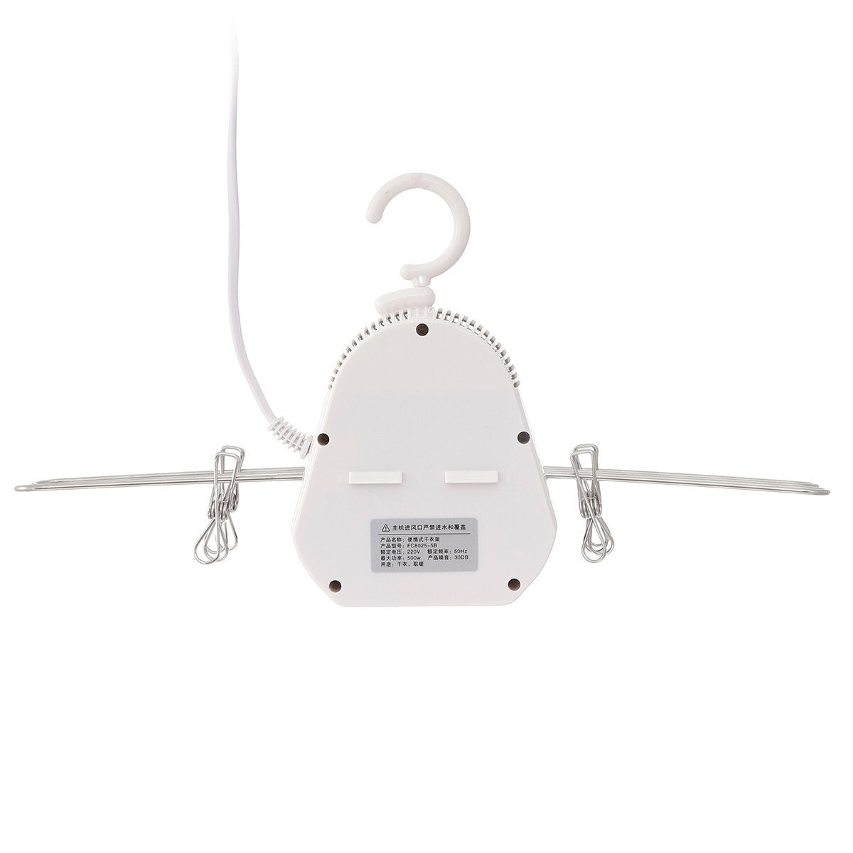 500W Portable Electric Clothes Dryer Hanger Travel Laundry Drying Rack