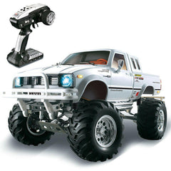 2.4G 4WD RC Car for TOYATO Metal 4X4 Pickup Truck Rock Crawler RTR Toy