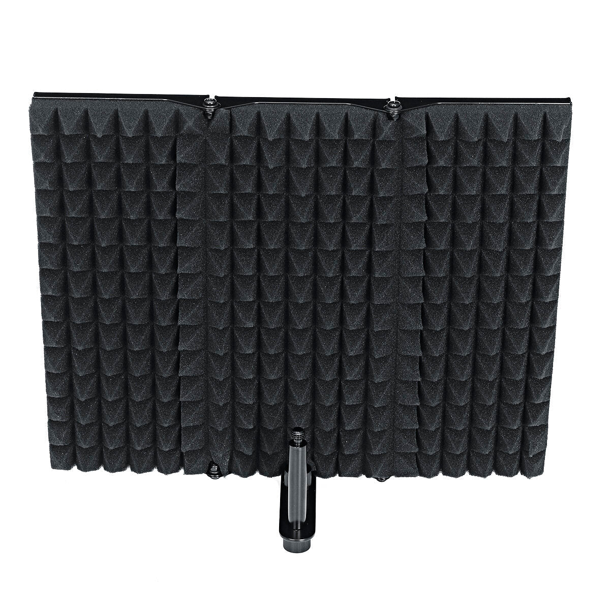 Portable Foldable Metal Microphone Isolation Shield Studio Recording Reflector