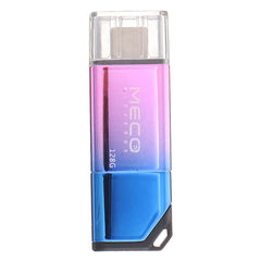 128G USB3.0 Flash Drive with Type-C Adapter 2-in-1 Memory Stick OTG USB Stick Pendrive 32G 64G Metal Thumb Drive