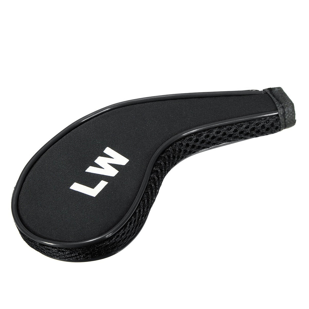 12Pcs/set Long Neck Golf Clubs Iron Head Covers Headcovers with Zipper