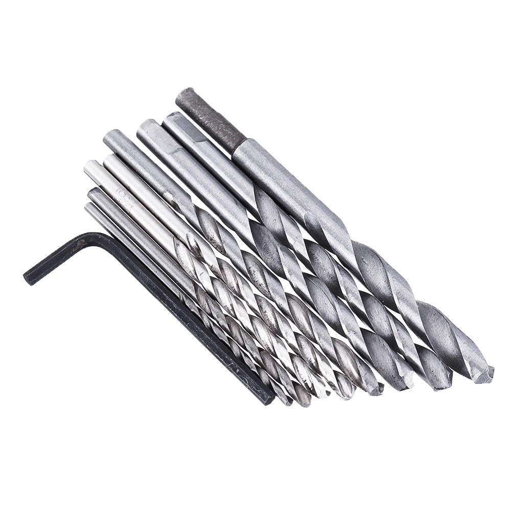 8pcs 5/16-1/4 Inch Self Centering Door Window Hinge Set Twist Wood Drill Bit Hole Puncher