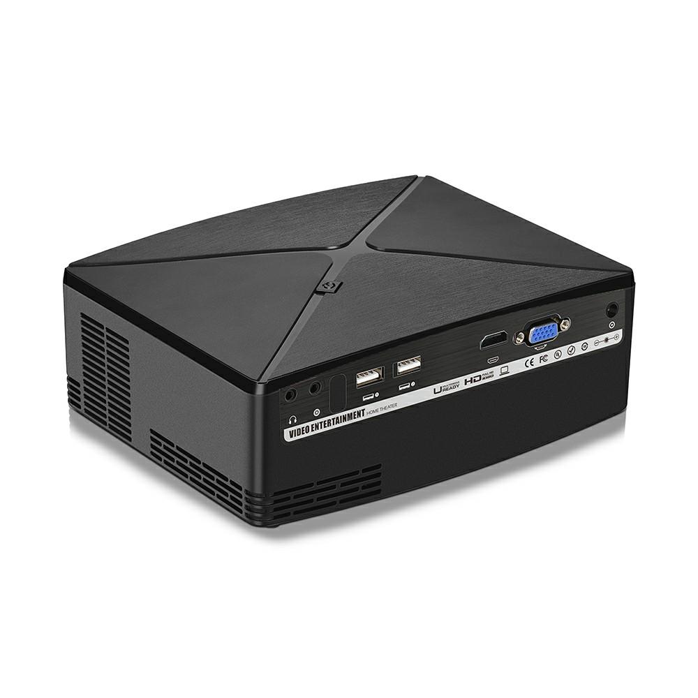 LCD Projector 2200 Lumens 1280x720 Resolution HD VGA USB Office LED Projector Home Theater