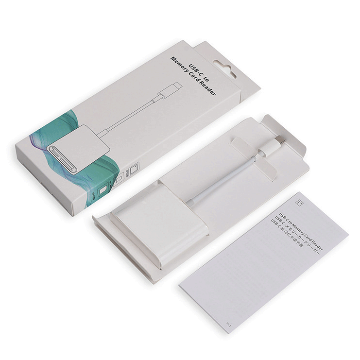 Multifunctional 3-IN-1 USB-C to SD/ TF/ CF Memory Card Reader for iMac/ for iPad/ Macbook