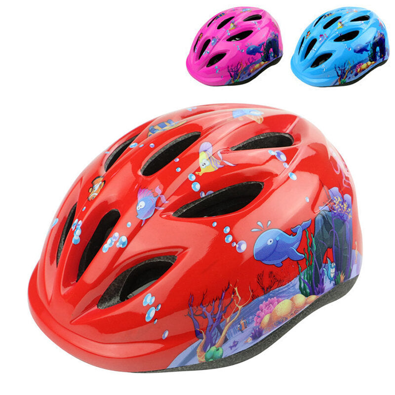 Adjustable Kids Bicycle Skating Helmet Safety Cap Outdoor Sports For Riders 3-12 Years Old Childen