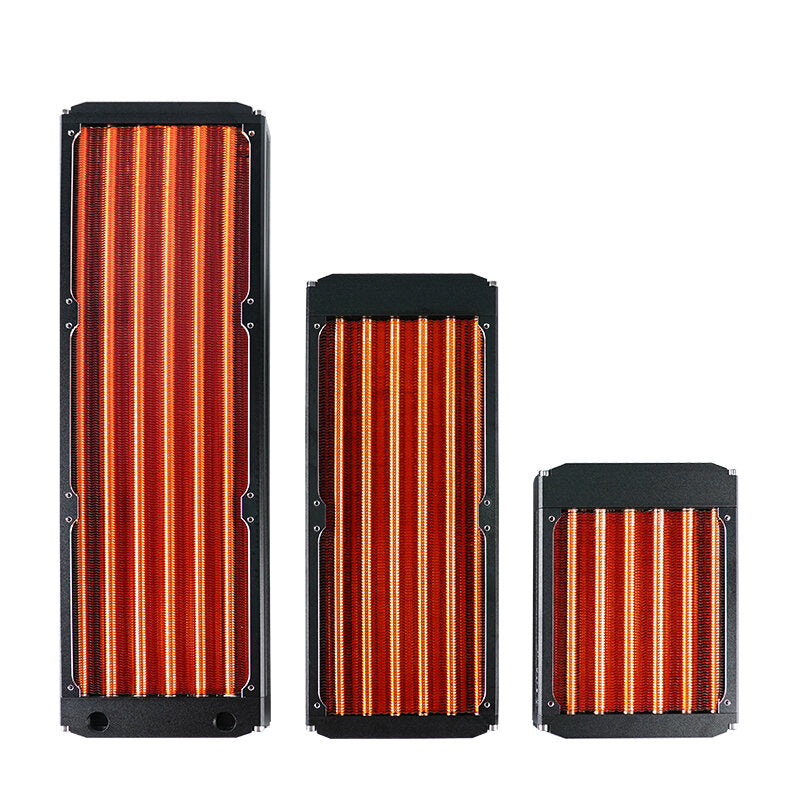120/240mm Water Cooling All Copper Radiator for 12cm Fan Computer Heatsink Cooler Master 30mm Thickness