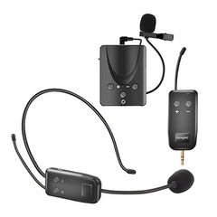 2.4G UHF Lavalier Microphone Lapel Wireless for Recording Vlog Youtube Live Interview
