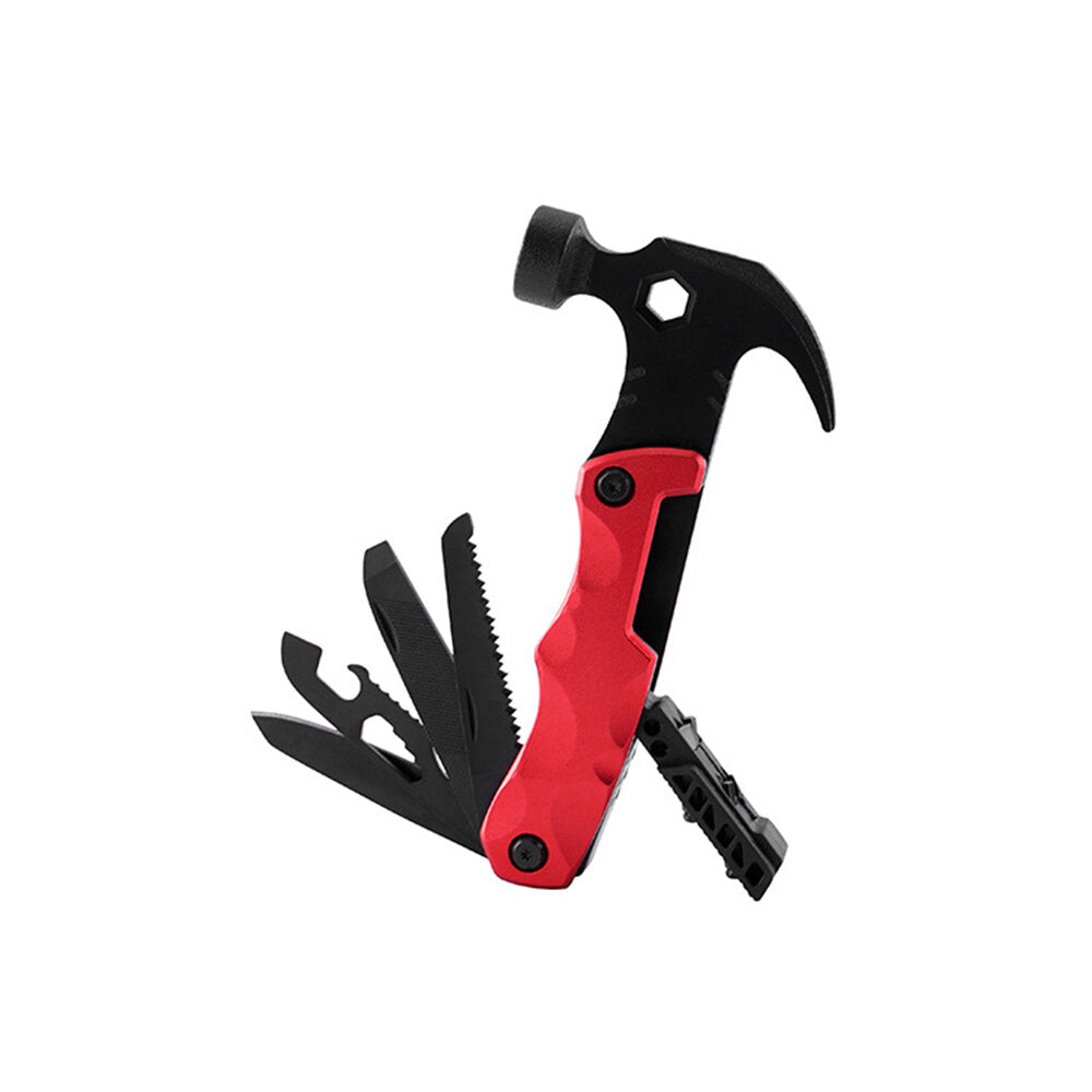 9 In 1 Multifunctional Claw Hammer Outdoor Portable Multifunctional Tool Suitable For Outdoor Camping Home Emergency etc.
