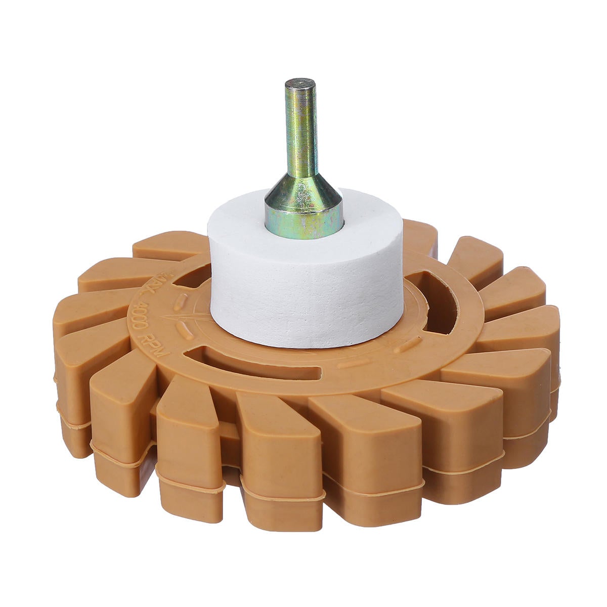 3.5/4 Inch Car Pneumatic Degumming Plate Paint Removal Rubber Wheel Decal Remover Eraser Wheel