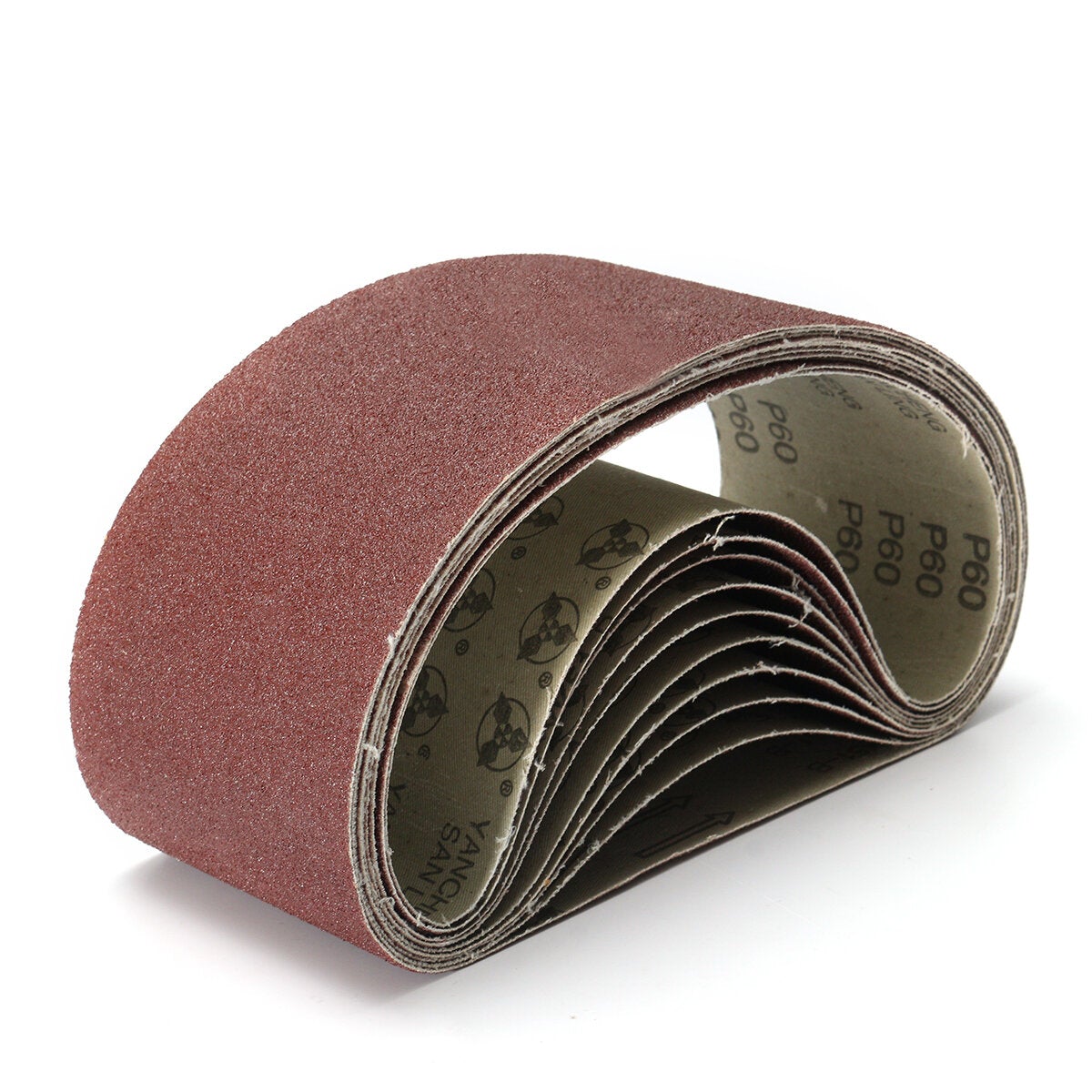 10pcs 100 x 610mm Sanding Belts 40-120 Grit Aluminium Oxide for Sander