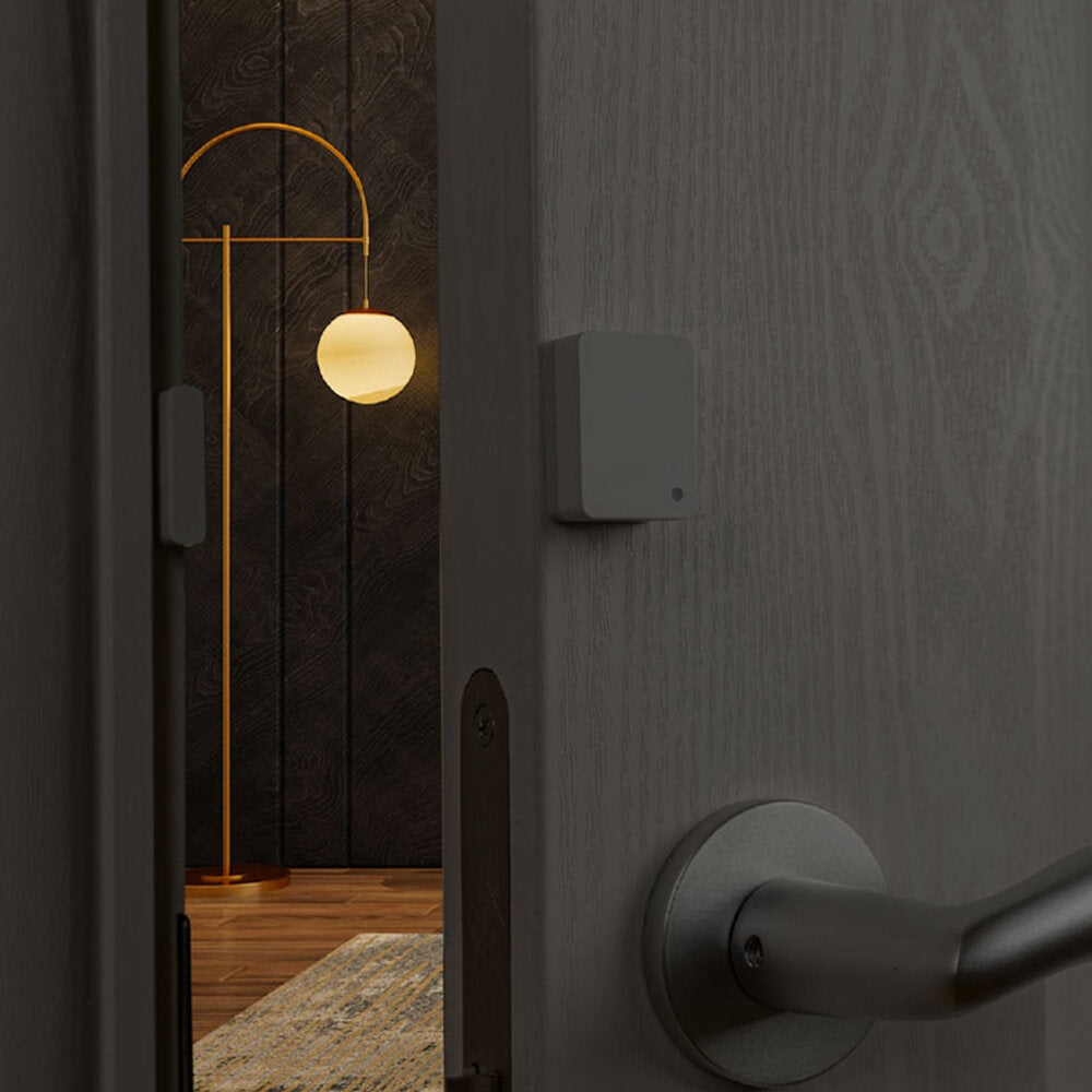 Smart Door & Window Sensor 2 with Light Detection Bluetooth 5.1 APP Opening/Closing Records Overtime Unclosed Reminder Work with Multimode Gateway