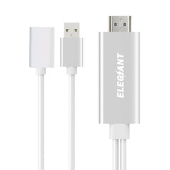 Wired Display Dongle 1080P HD Adapter Miracast AirPlay Mirroring Cable For iPhone