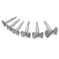 6pcs 30-60mm Forstner Drill Bit Set Hinge Hole Cutters Woodworking Saw Cutter