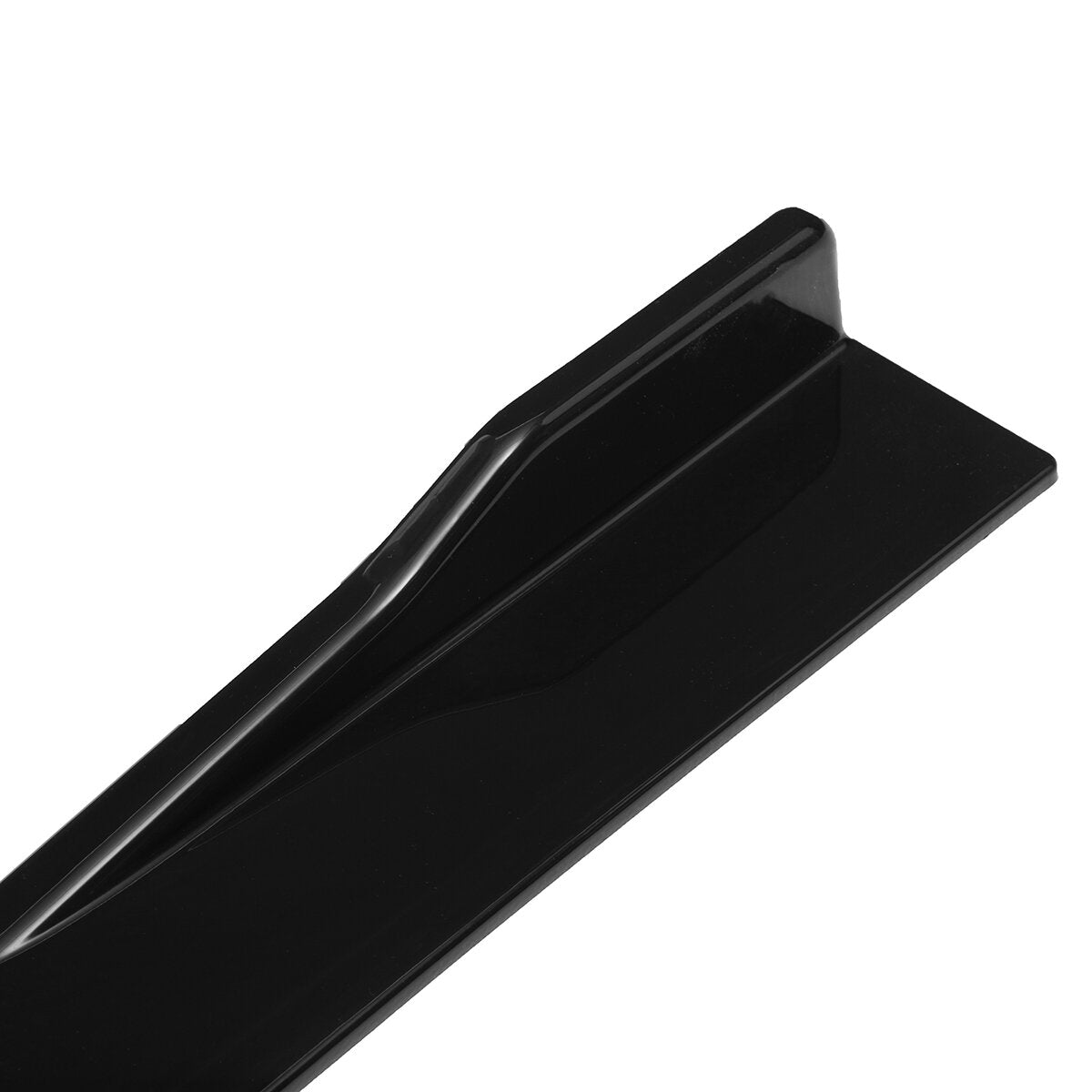 Pair of Side Skirts Extensions Splitters Glossy Black For LEXUS Infiniti Subaru Mazda Car Universal