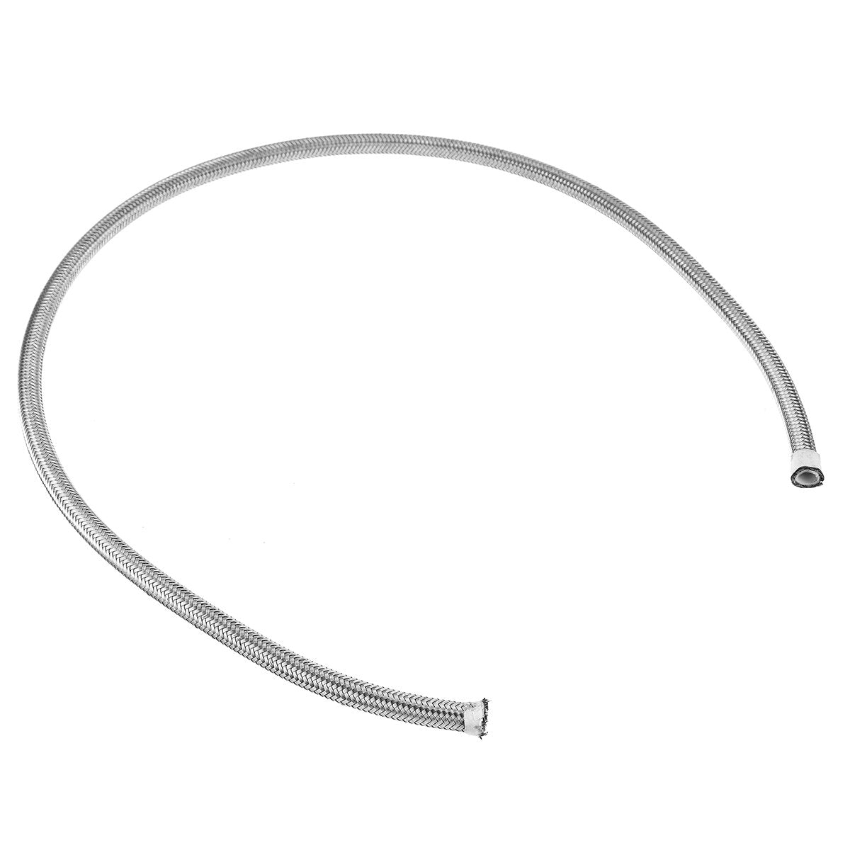 3FT Fuel Hose Oil Gas Line PTFE Stainless Steel Braided
