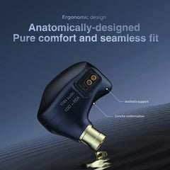 In-ear Earphones Hi-Fi High Earplugs With 2PIN Cables for V90 X7 BT30 VXPRO T300 BA15 MT1