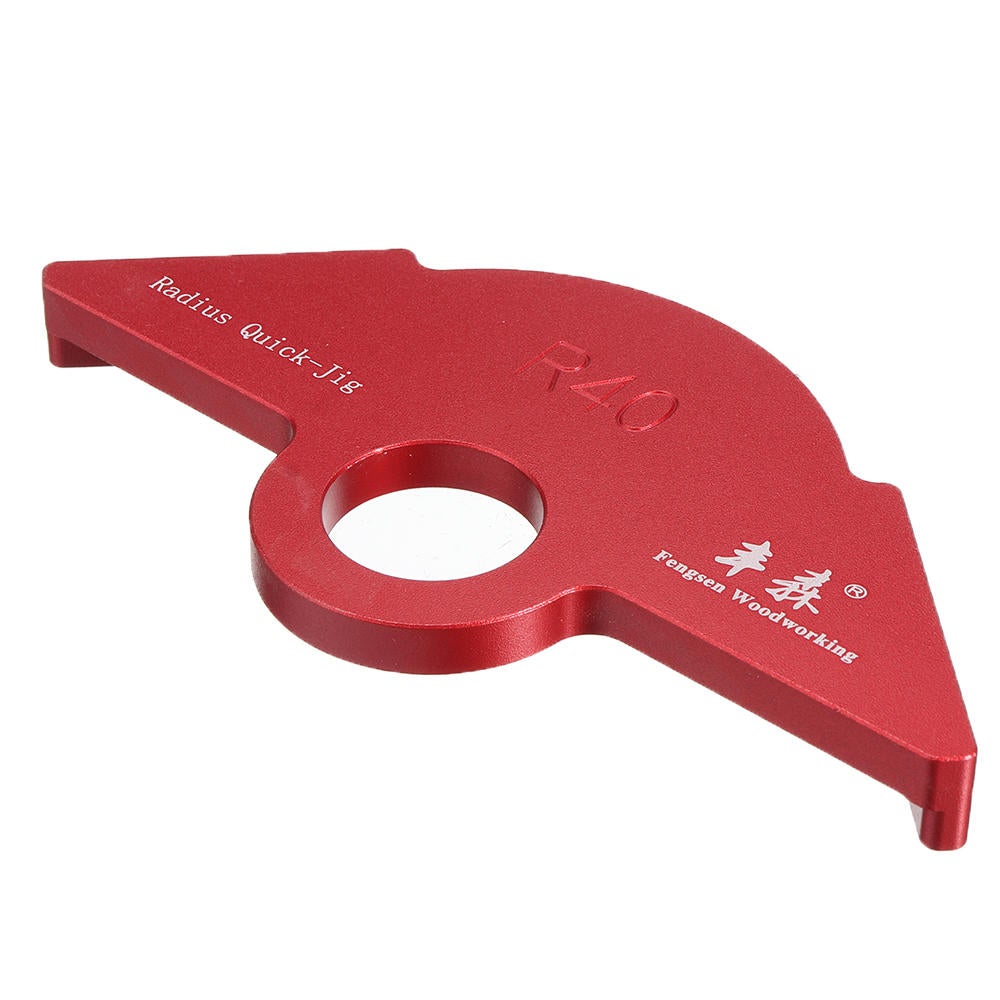 Aluminum Alloy Wood Panel Radius R20-R40 Quick-Jig Router Table Bits Jig Corner Template wood working Tool