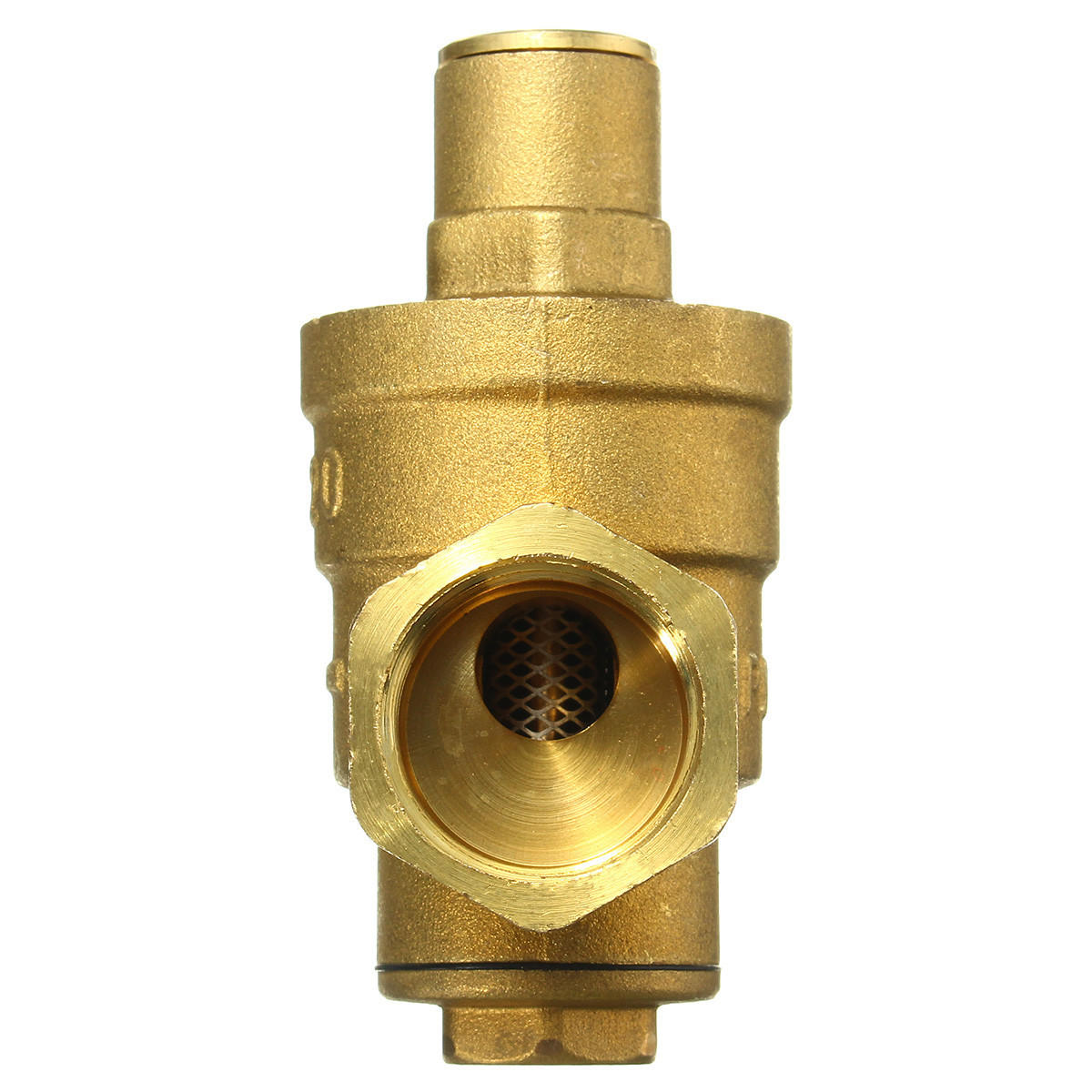 Adjustable Water Heater Pressure Reducing Valve with Gauge Meter Safety Relief Regulator Controller