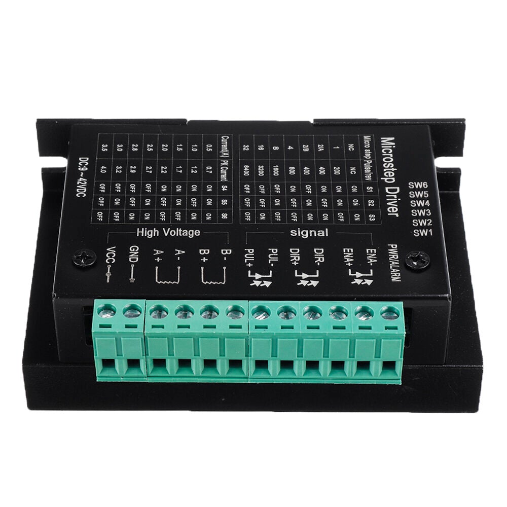 Stepper Motor Driver 0.5-4.0A DC 9-42V for 35/39/42/57 Stepper Motor CNC Engraving Machine