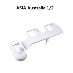 Toilet Seat Attachment Bathroom Water Spray Non-Electric Mechanical Bidet
