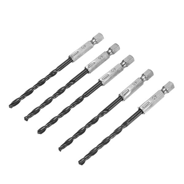 15pcs 3-5mm HSS Twist Drill Bit Set 1/4 Inch Hex Shank High Speed Steel Drill Bits
