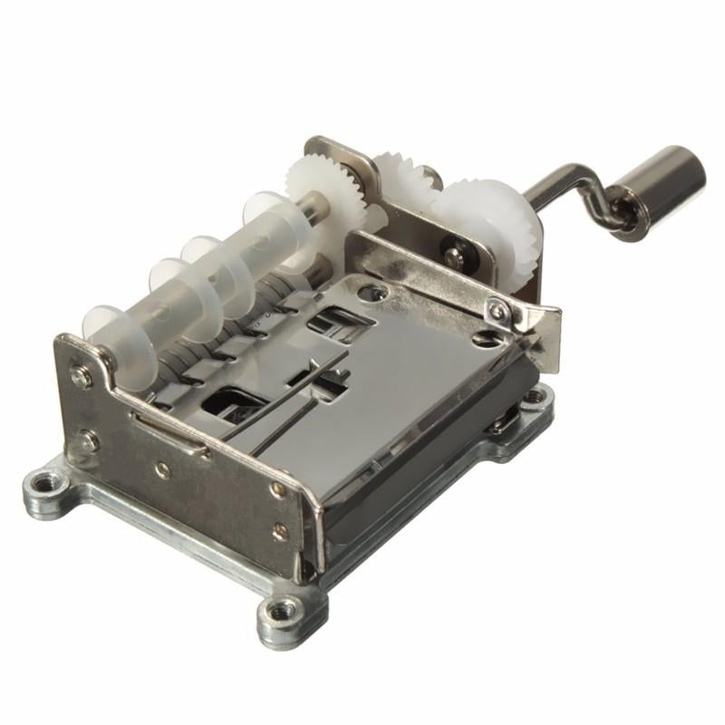DIY Hand-cranked Music Box with 20Pcs 15 Tone Blank Paper Tape&Hole Puncher