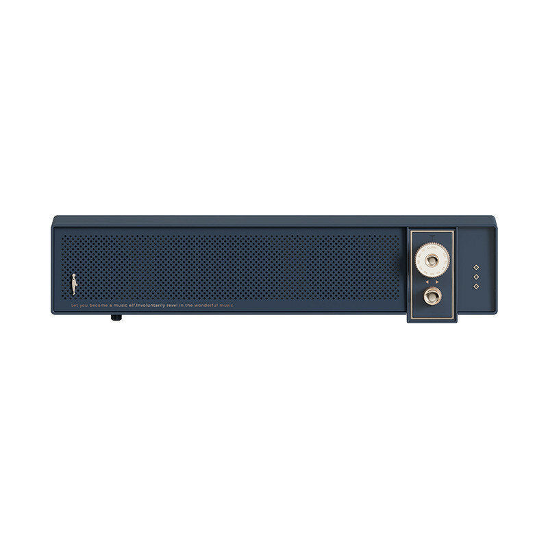 Retro Wireless Bluetooth 5.0 Soundbar Long Life Battery 4 Playing ModE Hi-Fi Sound Portable Speaker for Home Outdoor