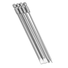 8Pcs 150mm S2 Alloy Steel SL2-SL6 Magnetic Flat Head and Cross Head Screwdriver Bits 1/4 Inch Hex Shank