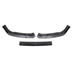 3 Pcs Designed Front Bumper Lip Carbon Fiber Look Chin Splitter