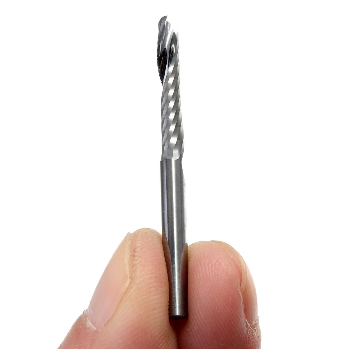 10pcs 3.175x17mm Single Flute End Mill Cutter 1/8 Inch Shank Tungsten Steel CNC Router Bit