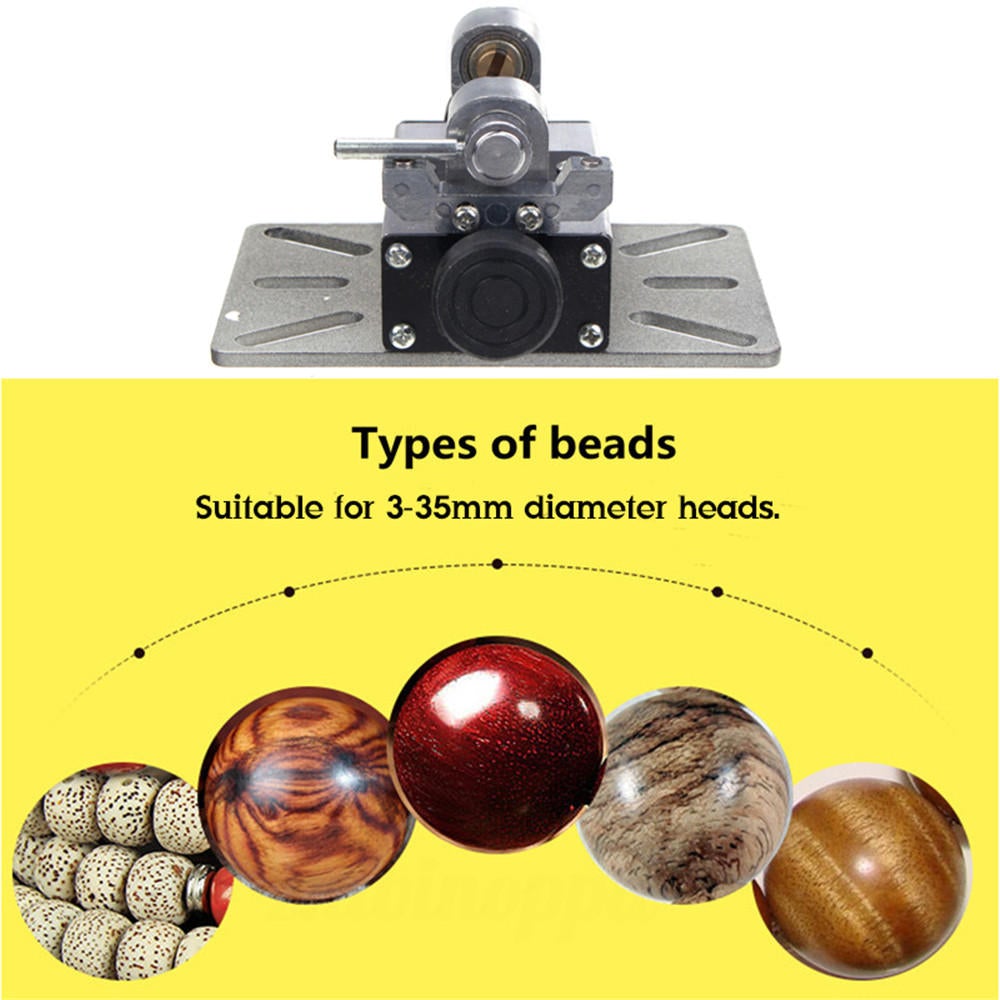 Drill Hole Bracket Set For Mini Lathe Beads Machine wood working Craft