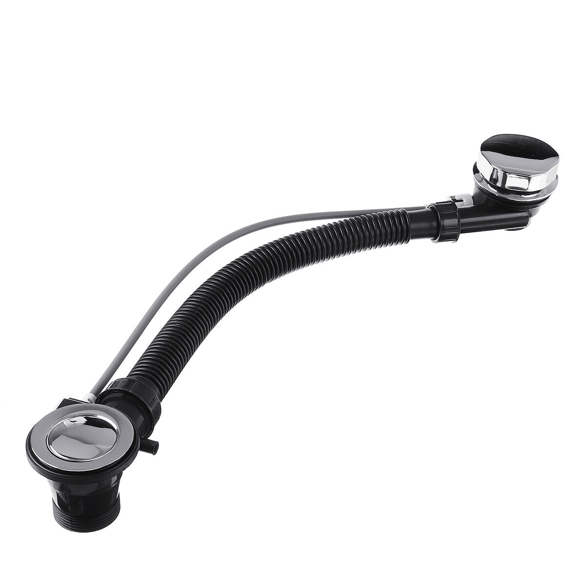 Rotary Bathtub Drain Water Removal Device Sewer Pipe Chorme Drainpipe