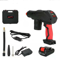 150PSI 6High Speed Air Compressor Pump Digital Tire Inflator Cordless Rechargeable for Car Motorcycle Bicycle Ball Swimming Ring