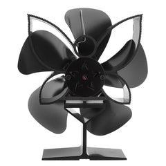 5 Leaves Stove Fan Heat Powered Energy Saving Fireplace Ecofan