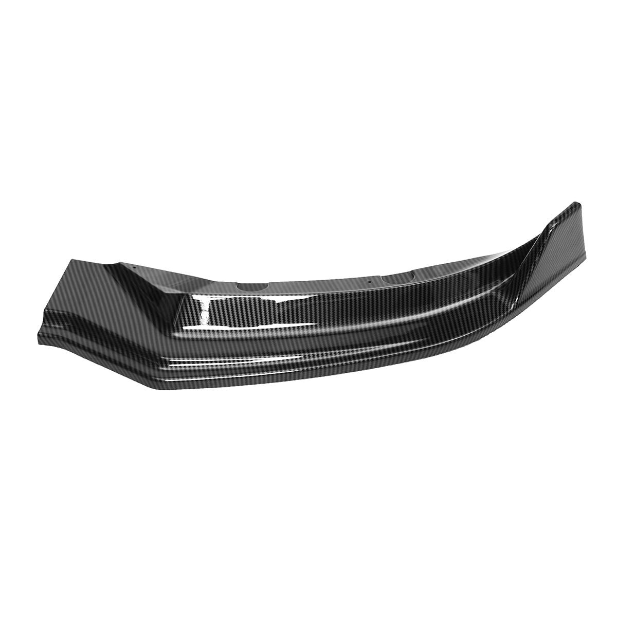 Carbon Black Front Bumper Lip Body Protector Kit Spoiler