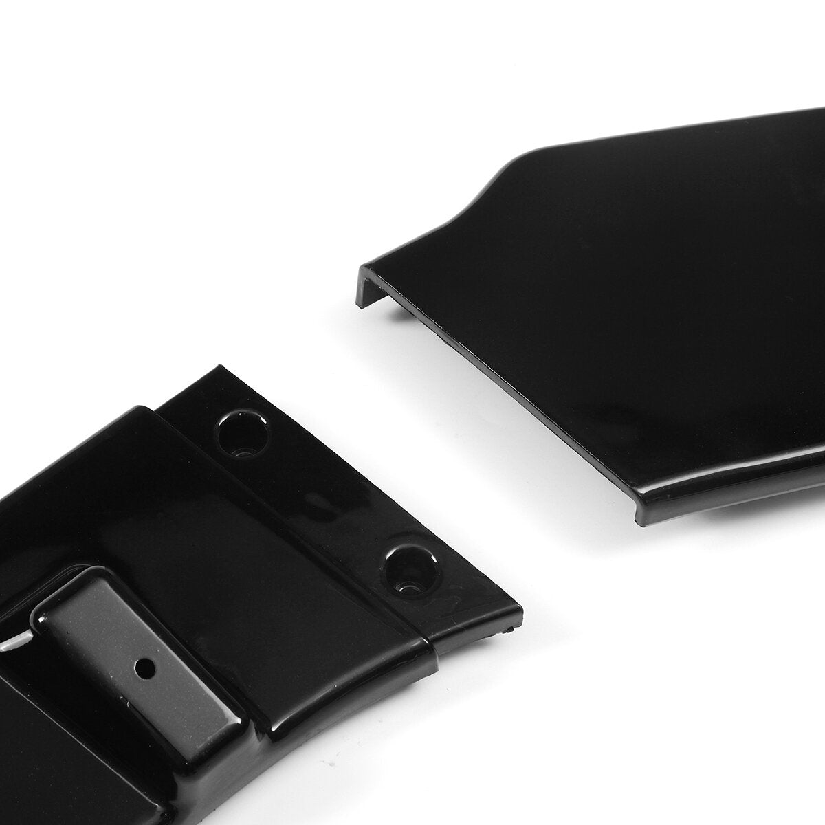 Glossy Black Front Bumper Lip Spoiler Trim 3PCS