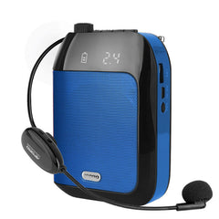 2.4G 60M Wireless Microphone 15W Amplifier Speaker with Bluetooth FM Recording Function for Teacher Tourist Guide