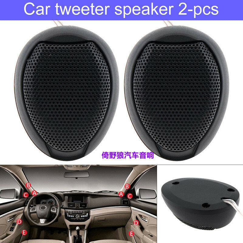 High Efficiency 1000W Universal Mini Car Tweeter Speakers Loudspeaker for Car Audio System