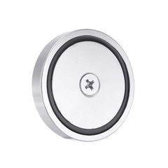 D90mm 400Kg Neodymium Recovery Magnet Strong Hook Diving Rope For Detecting Metal Treasure