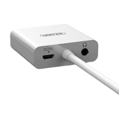 HDMI-compatible to VGA Audio Converter 1920* 1080P Gold-plated Connector with DC 3.5mm audio port