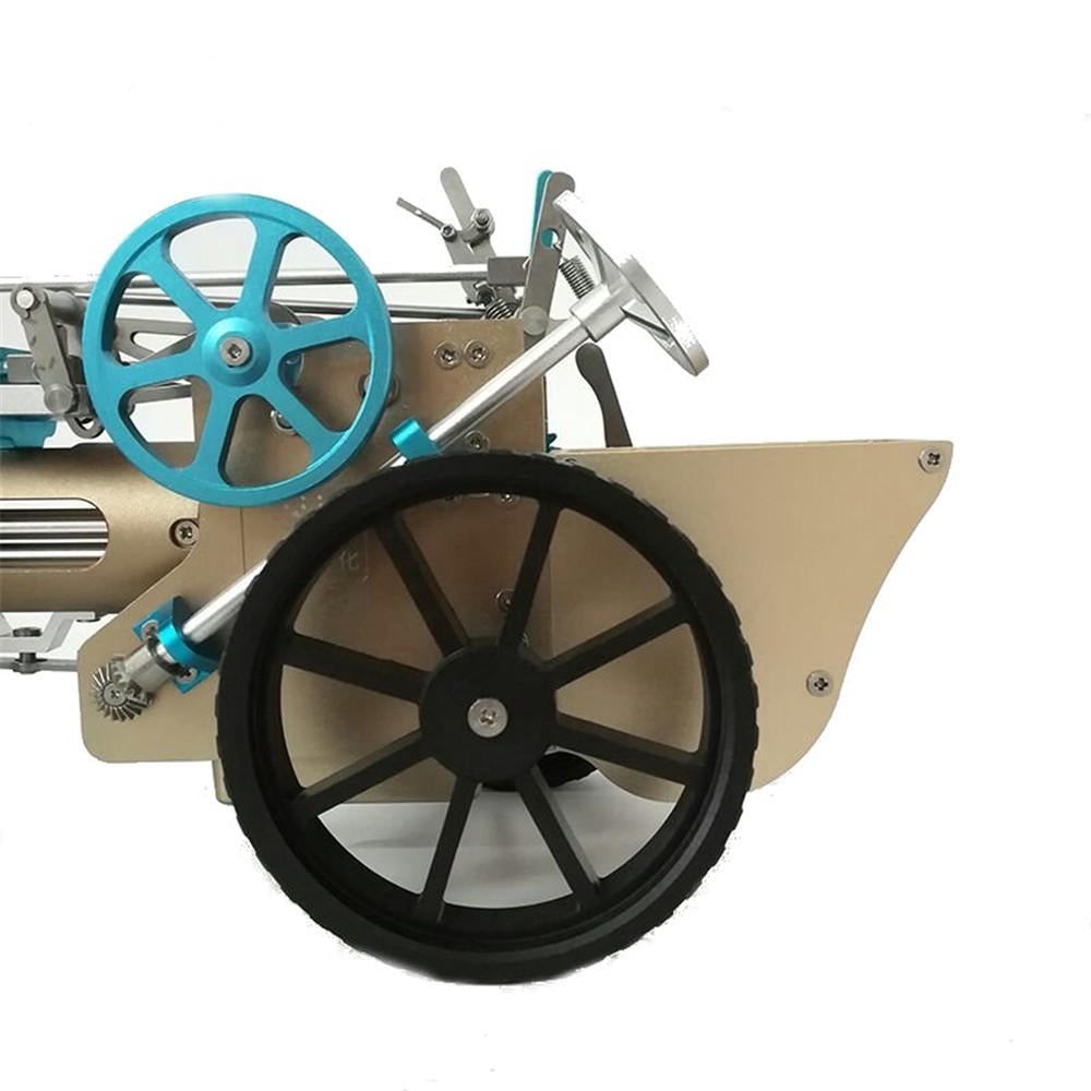 Steam Car Model Stirling Engine Full Metal Model Toy Collection Gift Decor