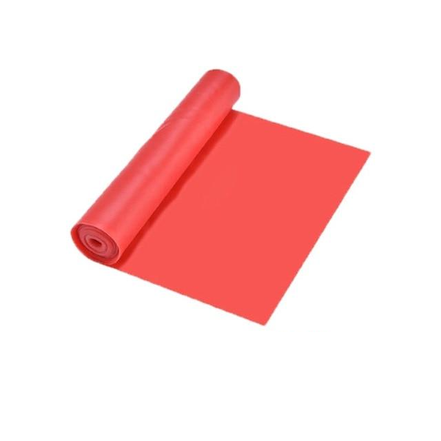 Yoga Pilates Natural Gym Stretch Resistance Exercise Fitness Training Elastic 150cm Rubber Band