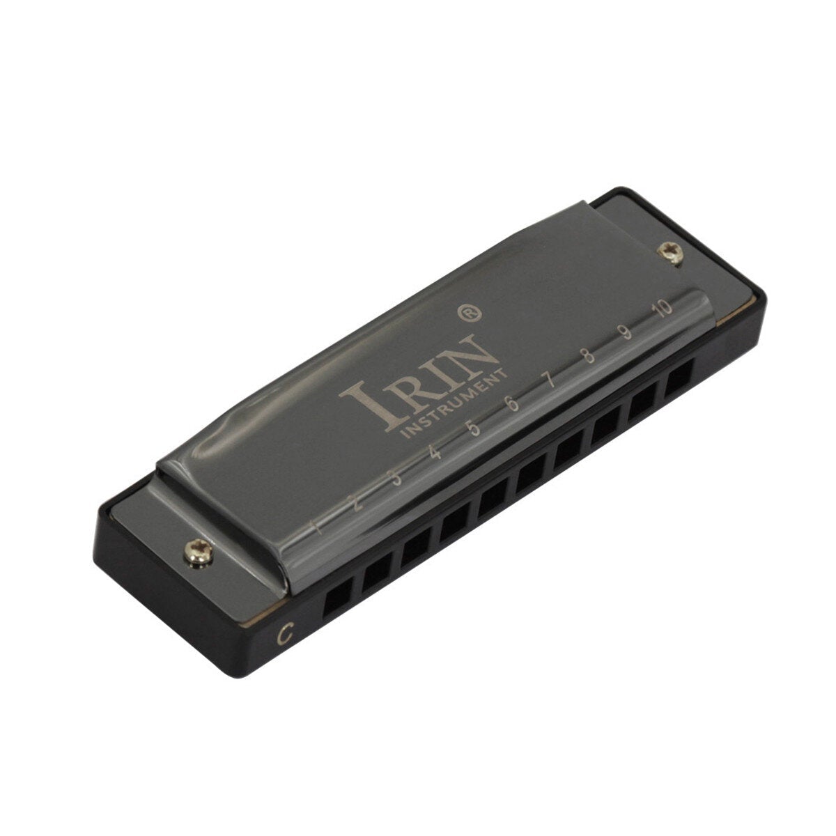 Professional 10 Holes 20 Note Key of C Harmonica Mouth Organ w/ Case