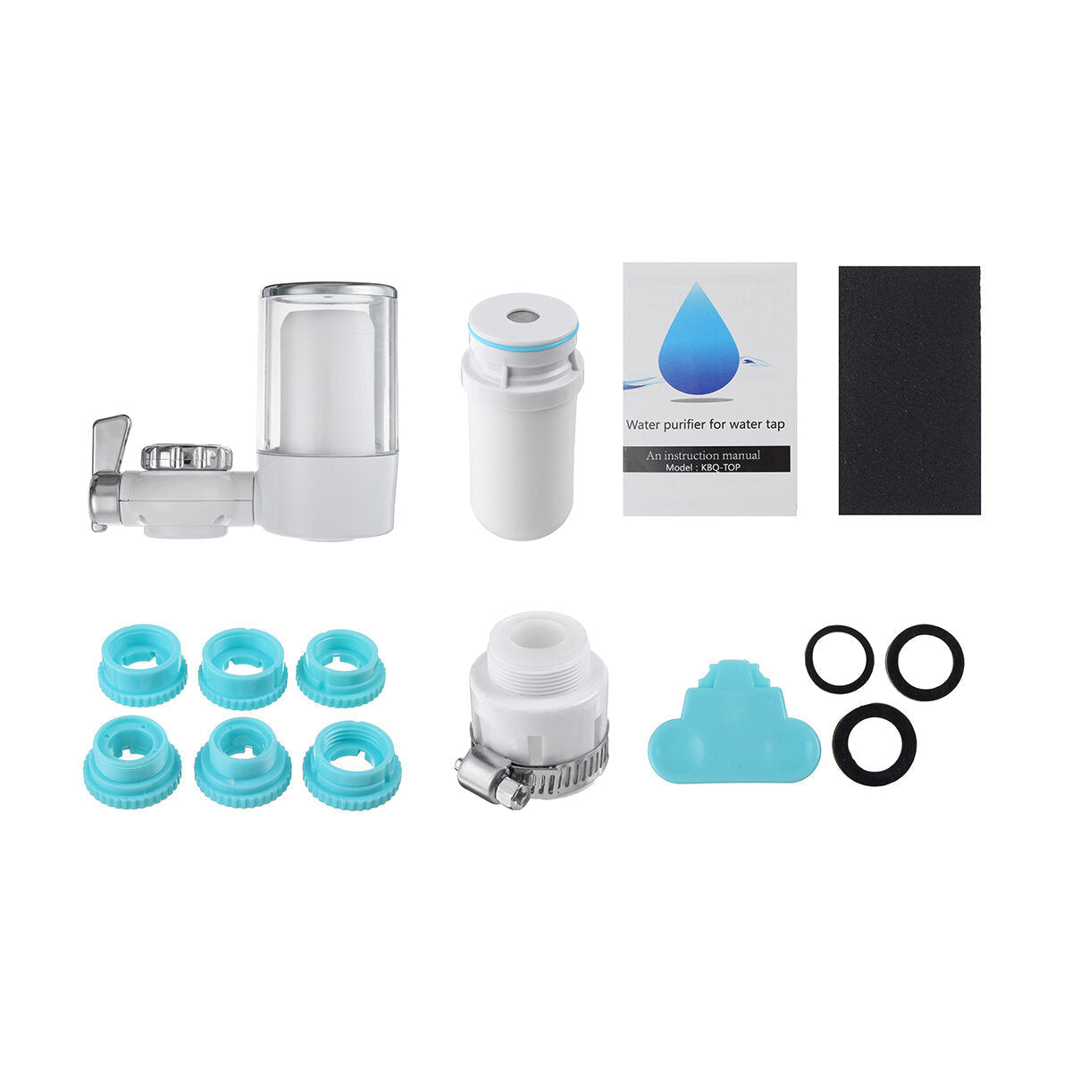 Faucet Water Filter Kitchen Sink Mount Filtration Tap Purifier Cleaner